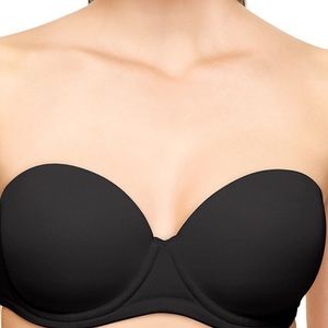 Black Strapless Bra.